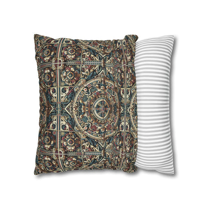 Urban Renaissance Historical Fusion With Street Edge Spun Polyester Square Pillowcase - 8404 Design-57