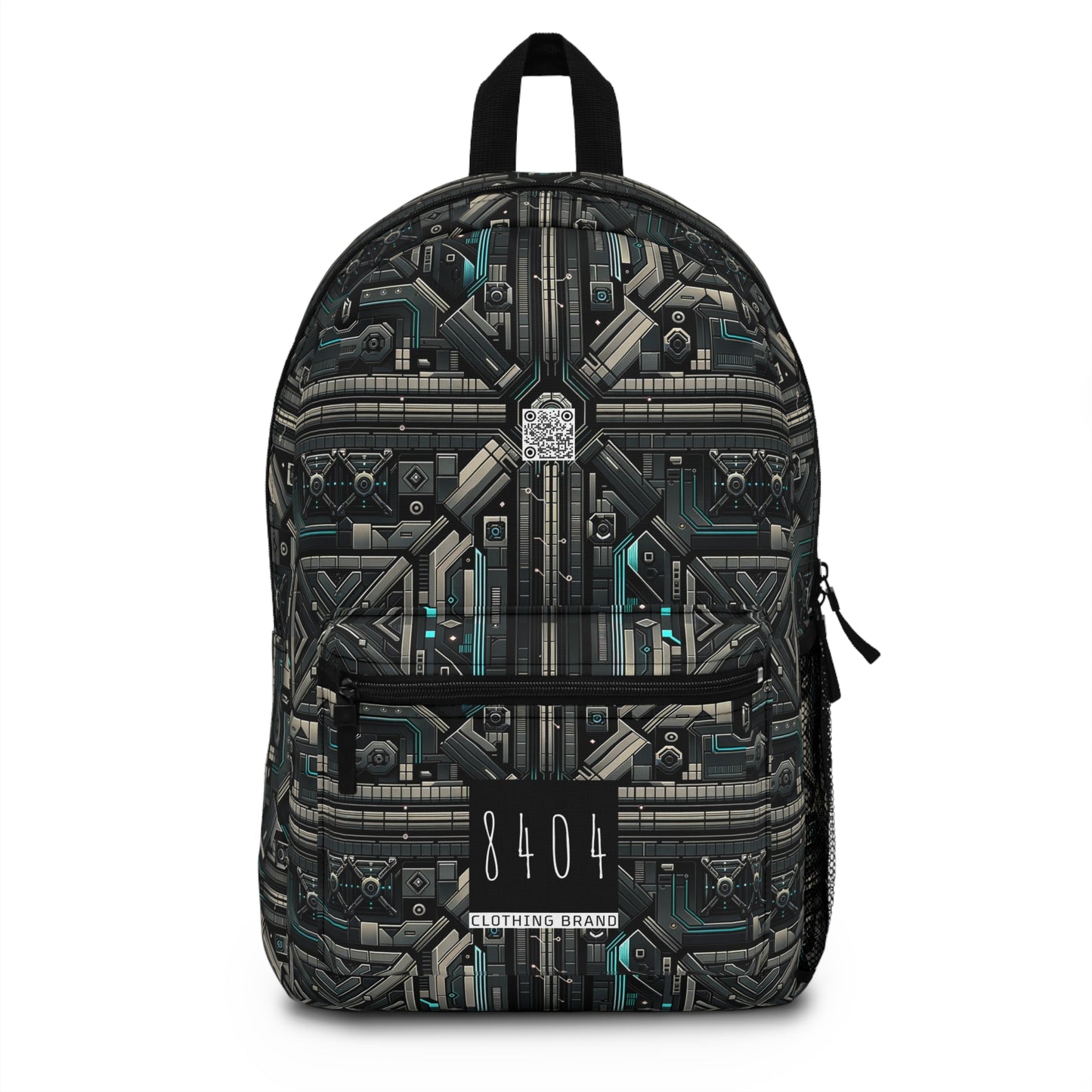 Tech Noir Futuristic Tech Aesthetic with a Dark Twist Backpack - 8404 Design-59