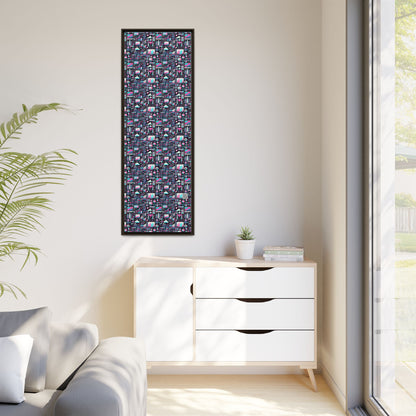 Digital Rebellion Youthful Streetwear with a Rebellious Digital Twist Matte Canvas, Framed (multi-color) - 8404 Design-71 B