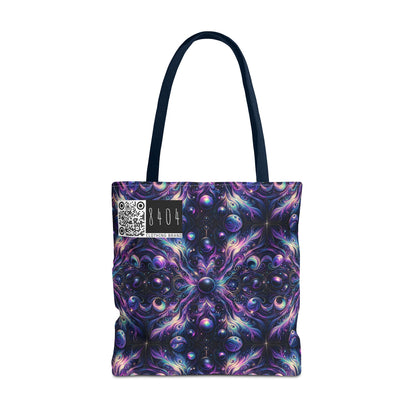 Galactic Hues Tech-Forward Cosmic Fusion Tote Bag - 8404 Design-41