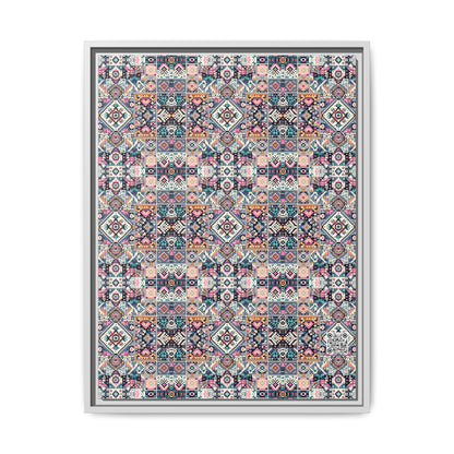 Matte Canvas, Framed (multi-Color) - 8404 Design-01