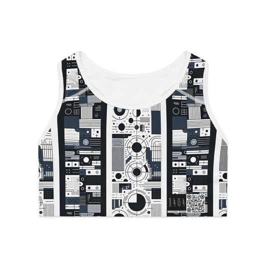 Minimalist Athleisure Minimalist Tech Sports Bra - 8404 Design-54