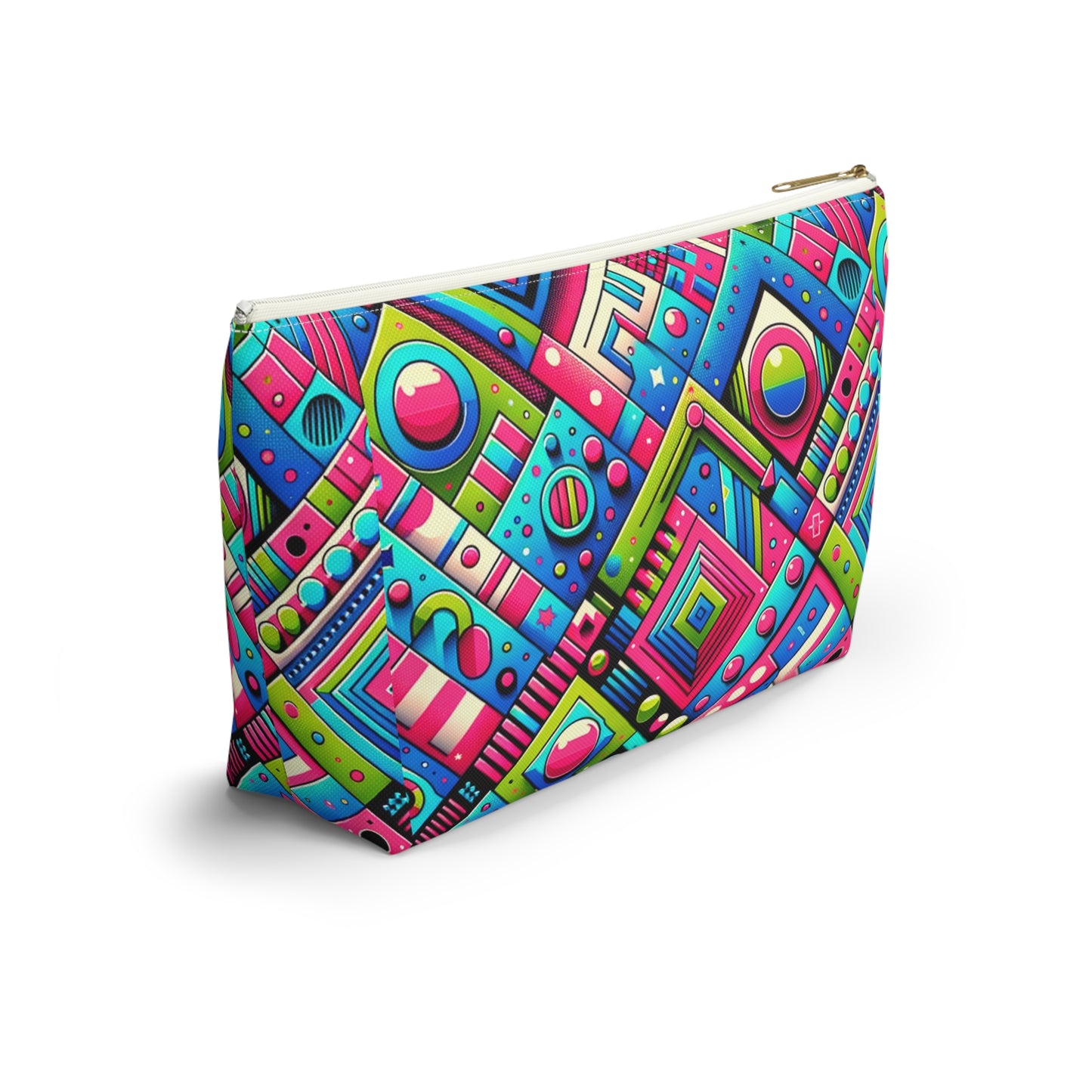 Neon Street Pop Vibrant and Eye-catching Accessory Pouch W T-bottom - 8404 Design-63