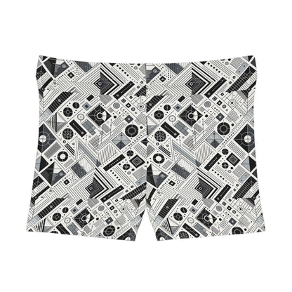 Digital Minimalism Minimalist Tech Women's Shorts - 8404 Design-33