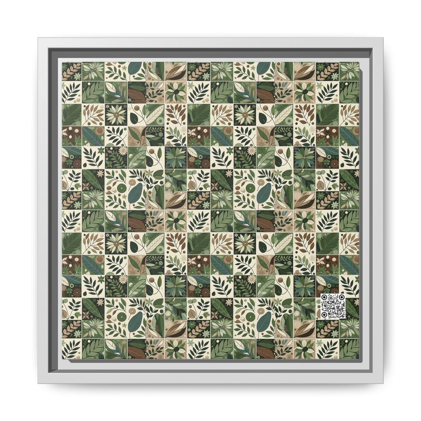 Streetwear Sustainability Environmentally Conscious Streetwear with a Natural Aesthetic Matte Canvas, Framed (multi-color) - 8404 Design-57 B