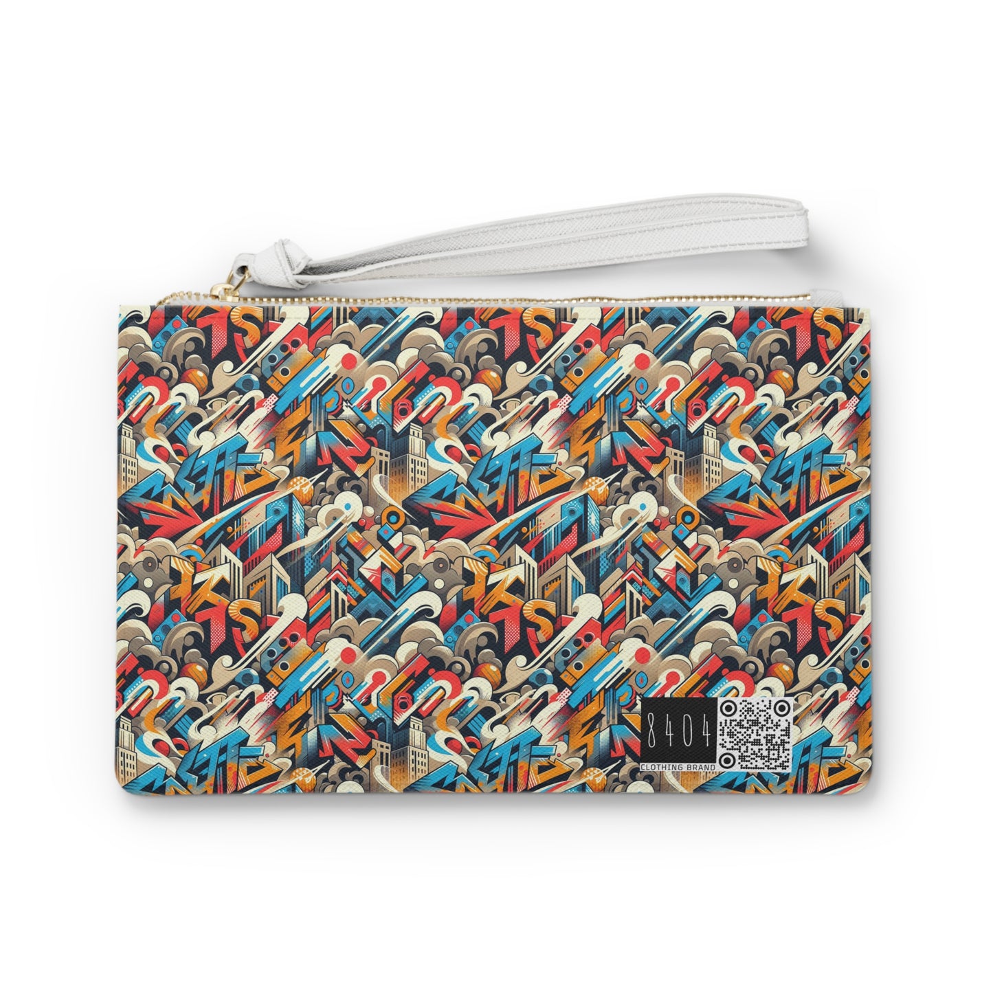 Neo-Traditional Street Art Modern Street Art Fusion Clutch Bag - 8404 Design-44