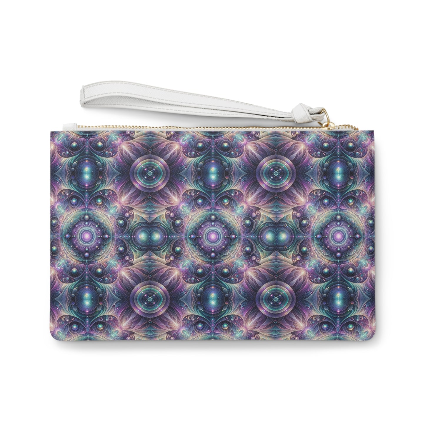 Iridescent Tech Fusion Tech-Forward Streetwear Clutch Bag - 8404 Design-61