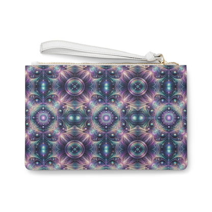 Iridescent Tech Fusion Tech-Forward Streetwear Clutch Bag - 8404 Design-61