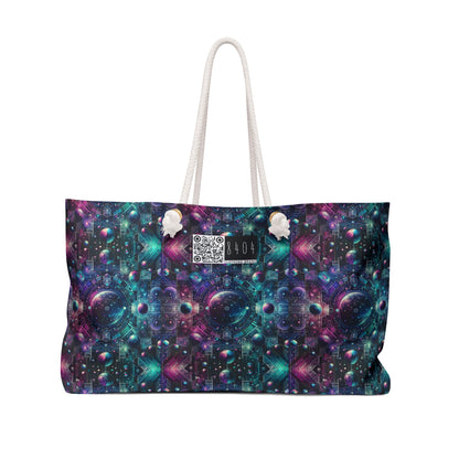 Galactic Hues Tech-Forward Cosmic Fusion Weekender Bag - 8404 Design-59