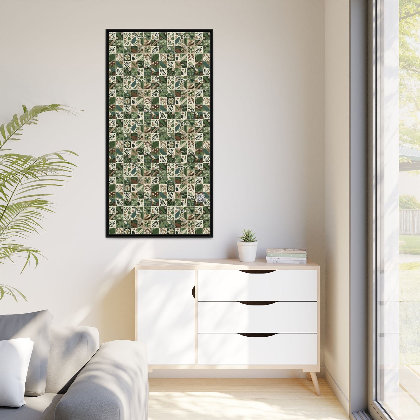 Streetwear Sustainability Environmentally Conscious Streetwear with a Natural Aesthetic Matte Canvas, Framed (multi-color) - 8404 Design-57 A