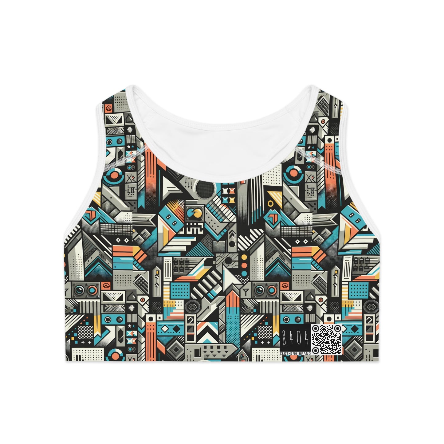 Digital Street Art Urban Street Style Sports Bra - 8404 Design-81