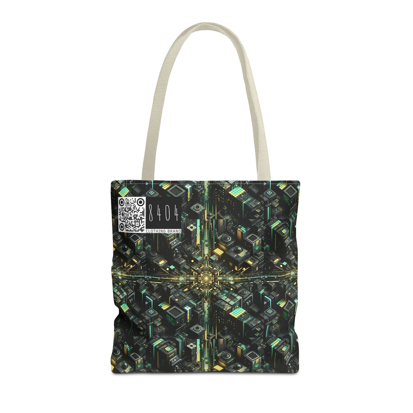 Tech Noir Graphics Tech-Inspired Streetwear Tote Bag - 8404 Design-66